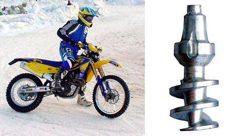 BES1800 Best Grip Spikes Motorschlitten mit hohen Stollen, Extrem-Enduro
