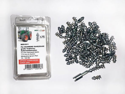 BES1911-3 Best Grip Spikes große Traktoren, Ackerstollenreifen, schwere Traktoren