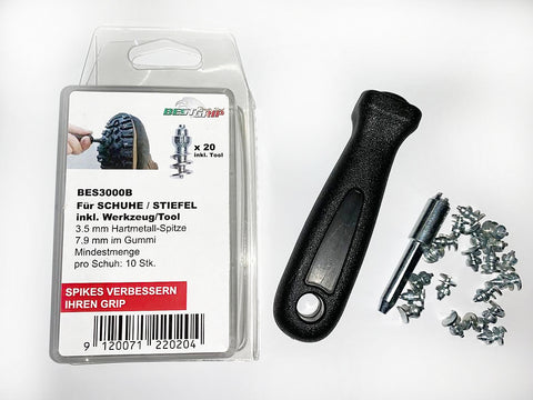 BES3000B Best Grip Spikes für Schuhe